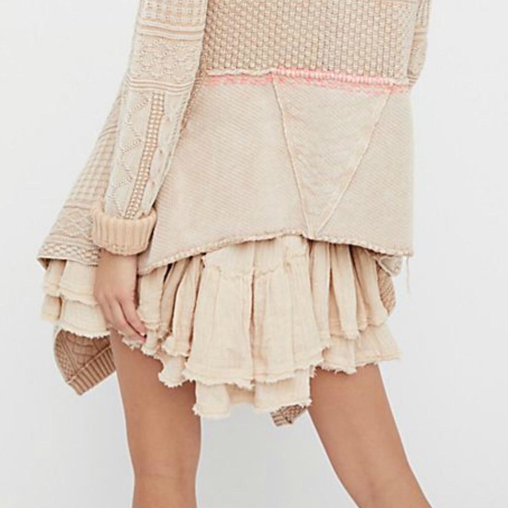 ๐๐ Free People โฆ All Washed Out Cardi โฆ Sand - Picture 8 of 8